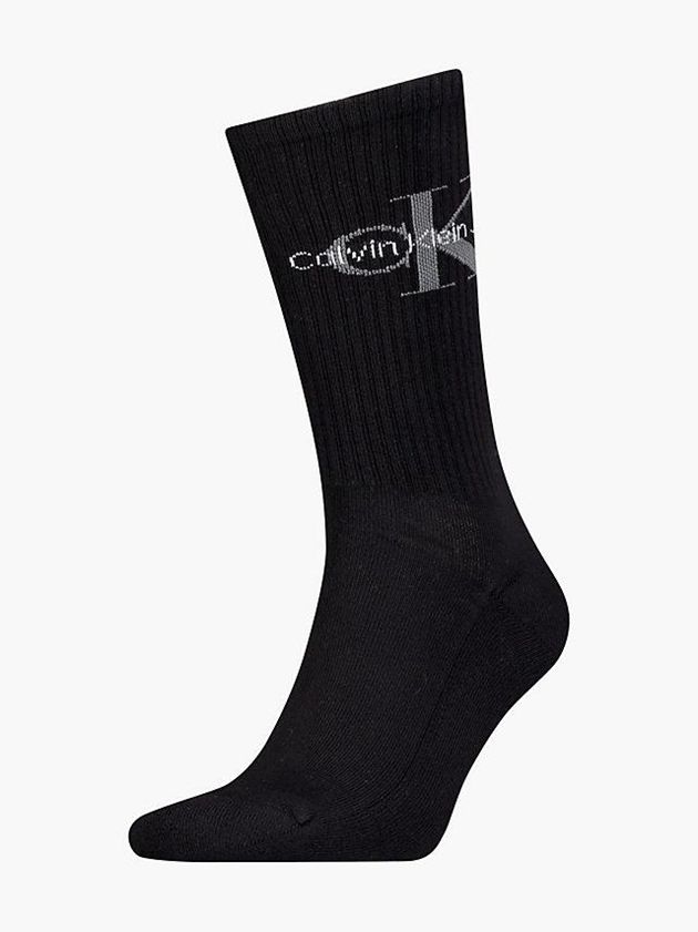 Calvin Klein USA Logo Crew Mens Socks Black 1827543-XD